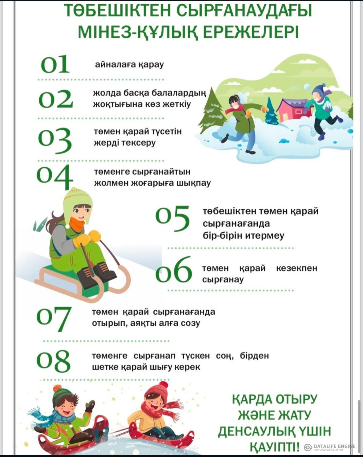 Қысқы демалым кезіндегі қауіпсіздік ережелері