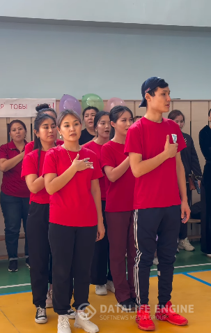 мектебімізде ұстаздар қауымы арасында спорттық эстафеталық жарыс ұйымдастырылды